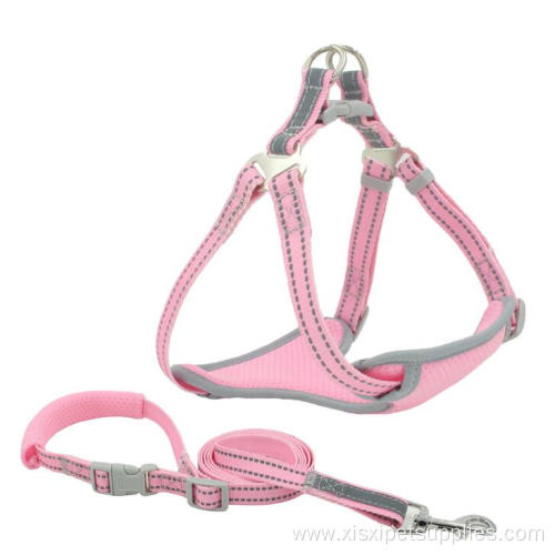 Wholesale reflective breathable nylon dog harness